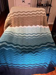 Ocean Waves Afghan